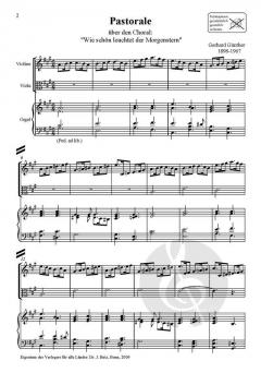 Pastorale über den Choral 'Wie schön leuchtet der Morgenstern' von Gerhard Günther 