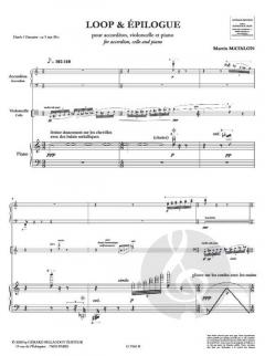 Loop et Epilogue von Martin Matalon 