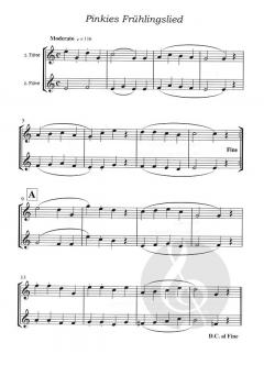 Pinkies Flötenduette 1 von Achim Graf 