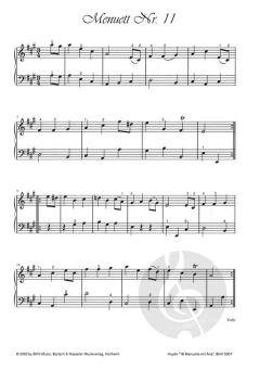 Leichte Werke großer Werke 7: 18 Menuette mit Aria Hob.IX:20 von Joseph Haydn 