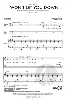 I Won't Let You Down von David Yazbek 