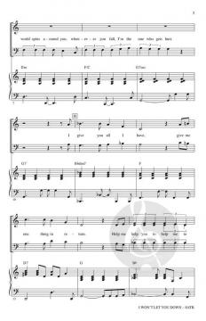 I Won't Let You Down von David Yazbek 