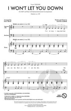 I Won't Let You Down von David Yazbek 