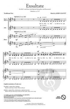 Exsultate von John Leavitt 