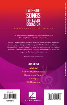 2-Part Songs for Every Occasion 