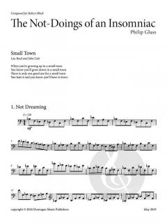 The Not-Doings of an Insomniac von Philip Glass 