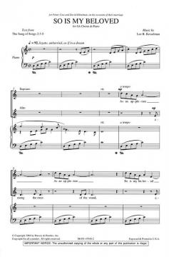 So Is My Beloved von Lee Kesselman 