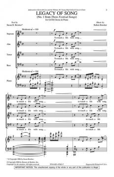 Legacy of Song von Robert Bowker 