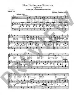 Neue Freuden, neue Schmerzen von Wolfgang Amadeus Mozart 