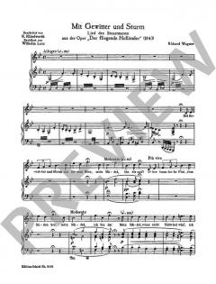 Mit Gewitter und Sturm WWV 63 von Richard Wagner 