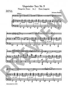 Ungarischer Tanz Nr. 5 von Johannes Brahms 