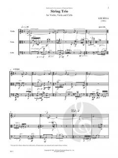 String Trio von Lee Hyla 