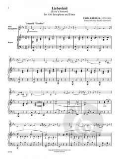 Fritz Kreisler for Alto Saxophone 