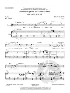 Smile O voluptuous cool-breathed earth von Stacy Garrop 