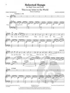 My Letter to the World von David Leisner 