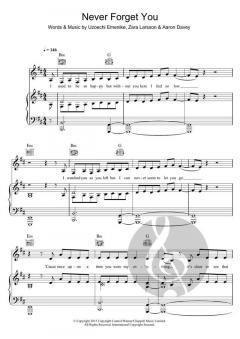 Never Forget You von Zara Larsson 