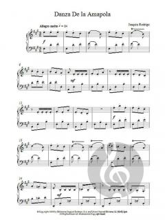 Danza De La Amapola von Joaquin Rodrigo (Download) 