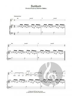 Sunburn von Matthew Bellamy 
