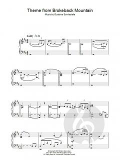 Theme from Brokeback Mountain von Gustavo Santoalalla (Download) 