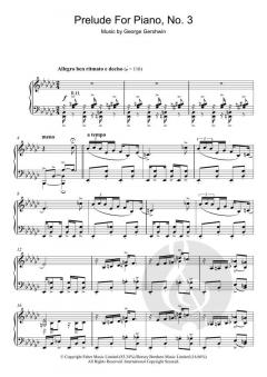 Prelude For Piano, No.3 von George Gershwin (Download) 