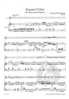 Oboenkonzert F-Dur op. 87 von Georg Abraham Schneider im Alle Noten Shop kaufen