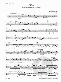 Elegie op. 24 von Gabriel Fauré 