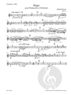 Elegie op. 24 von Gabriel Fauré 