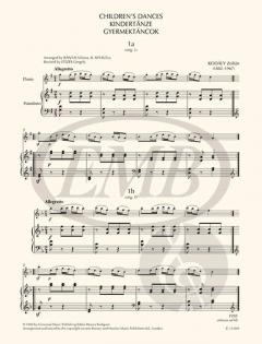 Kindertänze von Zoltán Kodály 