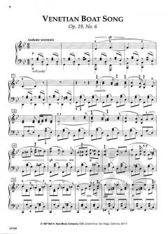 Mendelssohn: Selected Songs Without Words von Keith Snell 