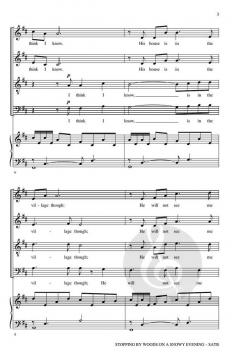 Stopping by Woods on a Snowy Evening von Bruce W. Tippette 