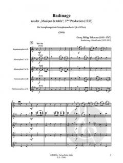 Badinage von Georg Philipp Telemann 
