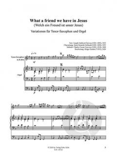 Welch ein Freund ist unser Jesus von Holger Hantke 