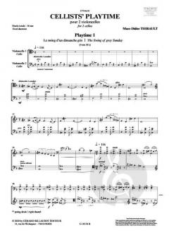 Cellists' Playtime von Marc-Didier Thirault im Alle Noten Shop kaufen