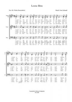 Lieder der Wachau: Waldviertel - Letzte Bitte von Ernst Schandl 