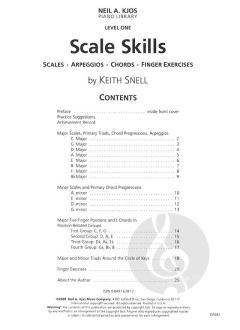 Scale Skills: Level 1 von Keith Snell 