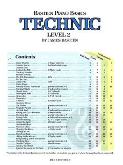 Bastien Piano Basics Level 2: Technic 
