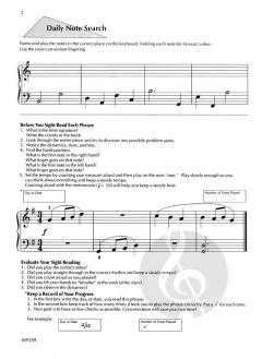 A Line a Day Sight Reading, Level 2 von Jane Smisor Bastien 