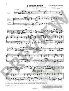 6 Sonaten Wq 125-127, 129, 130, 134 von Carl Philipp Emanuel Bach 