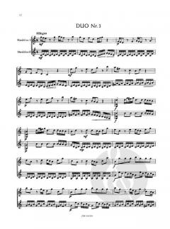 3 Duos op. 5 von Giovan Battista Gervasio 
