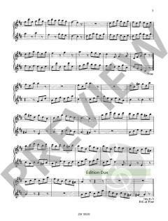 10 leichte Duette Wq 81, 82, 193 von Carl Philipp Emanuel Bach 