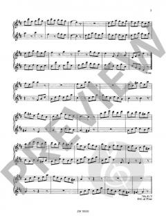 10 leichte Duette Wq 81, 82, 193 von Carl Philipp Emanuel Bach 