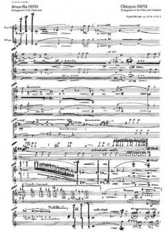 AMUN-RA und OKTOPUS op. 29 Nr. 2 und 5 von Frank Michael für Flöte / für Flöte und Tonband im Alle Noten Shop kaufen