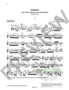 Sonate a-Moll Wq 132 von Carl Philipp Emanuel Bach 