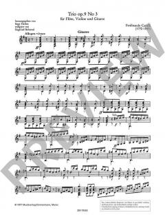 Trios op. 9/3 Heft 3 (Ferdinando Carulli) 