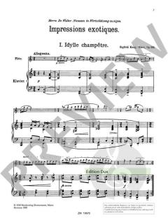 Impressions exotiques op. 134 von Sigfrid Karg-Elert 