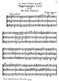 Eggersberger Trio von Hermann Ambrosius 
