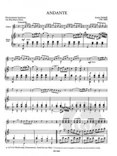 Drei Stücke von Anton Diabelli 