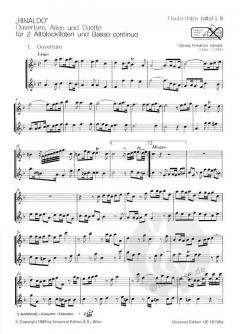 'Rinaldo' Ouvertüre, Arien und Duette (Georg Friedrich Händel) 