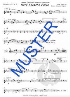 Herz Sprache Polka von Die kleine Egerländer-Besetzung 