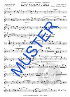 Herz Sprache Polka von Die kleine Egerländer-Besetzung 